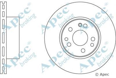 APEC BRAKING dsk2000 -  Тормозной диск
